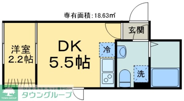 SORA西新井の物件間取画像